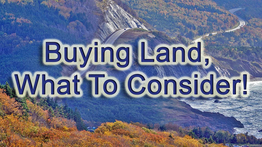 buying maine land