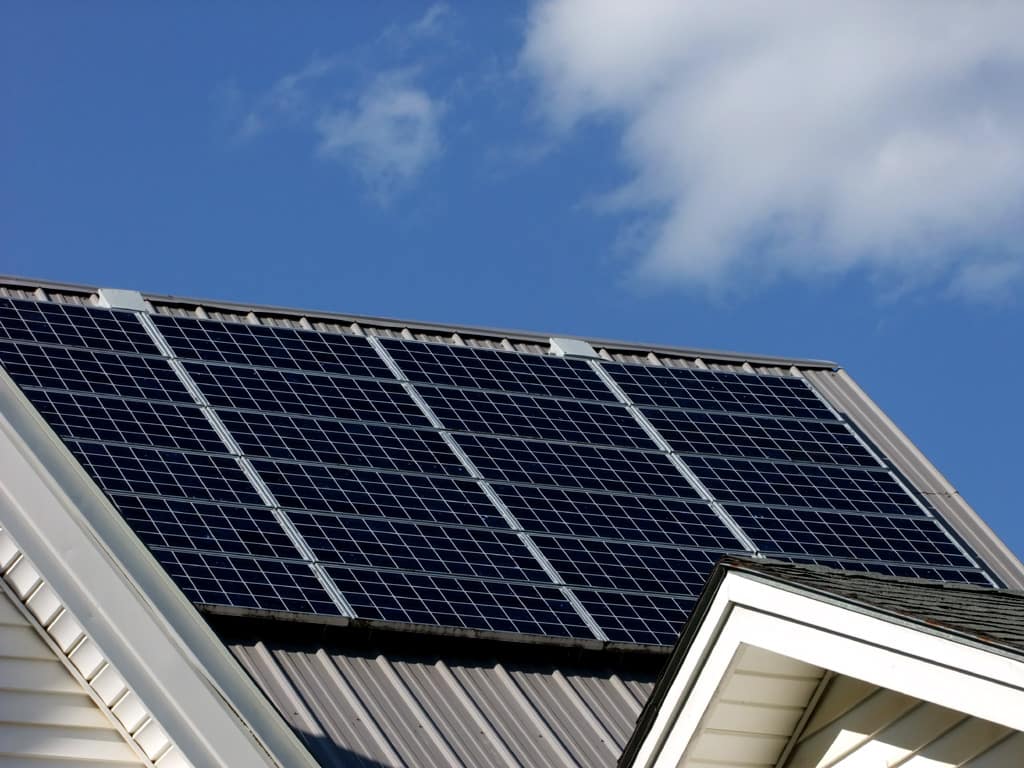 solar panels maine home photo