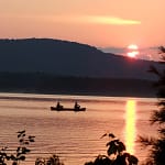 Maine Sunset On A Lake