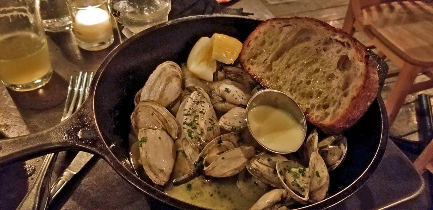 steamed clams old port me