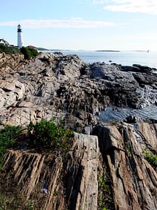 Maine Sea Coast Light House Photo
