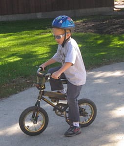 First Run Without Training Wheels, Priceless.