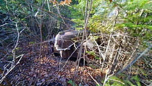 old pontiac junk car in maine