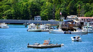 Maine Coastal Lobster Boats Downeast ME