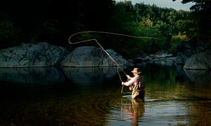 Casting, Enjoying Maine Fishing..Just One Recreational Option.