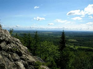 Maine Hiking Haystack Mountain.