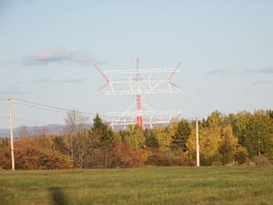 Shortwave Radio Tower In Monticello Maine