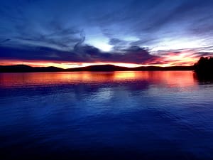 lake-maine-sunset
