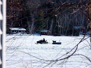 maine snowmobile tote sled 