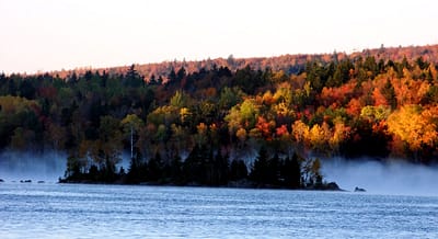 fall colors in maine photo
