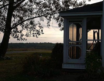 sun porch in maine home photo