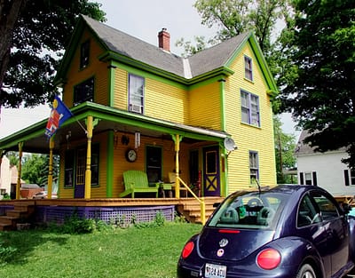 colorful maine home photo