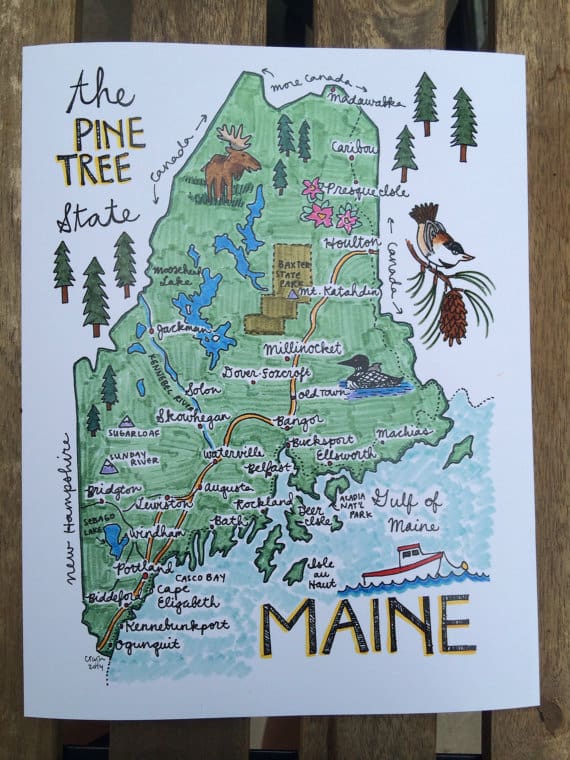 Maine Map