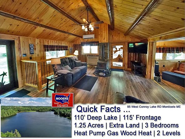 For Sale 95 W West Conroy Road, Monticello, ME