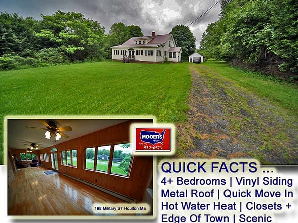 For Sale 198 Military Street, Houlton,, Maine