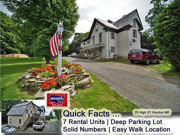 For Sale Multi-Family Home 20 High Street, Houlton, Maine