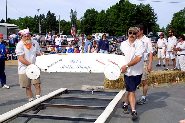 This Year's 17th Annual Northern Maine State Race Of Soap Box Derby Dedicated To Bill Weber