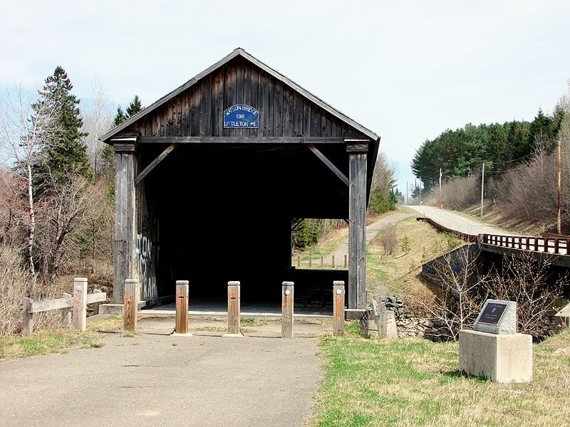 covered bridge in maine