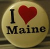 I Love Maine Button